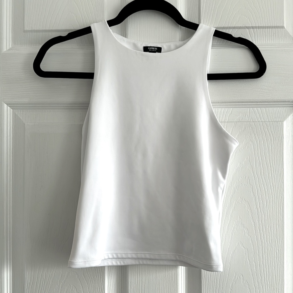 Express Body Contour Double Layer Tank Size S White